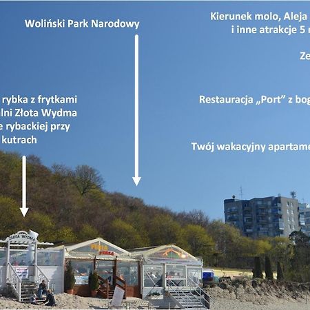 Maly Przytulny Apartament Z Widokiem Na Morze - Po Remoncie Appartement Miedzyzdroje Buitenkant foto
